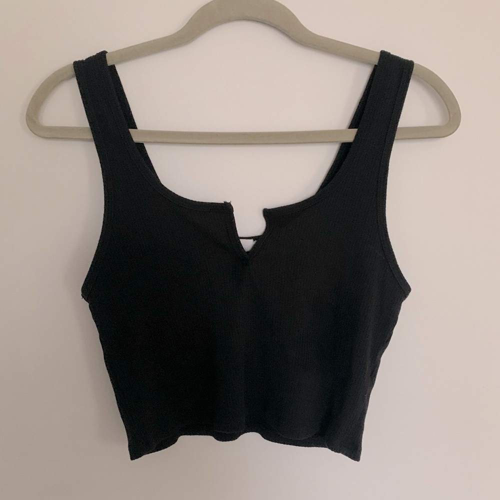 Garage Ribbed Cropped Tank